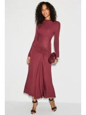 R-111. SIMKHAI Ferrara Long Sleeve Midi Dress US 0